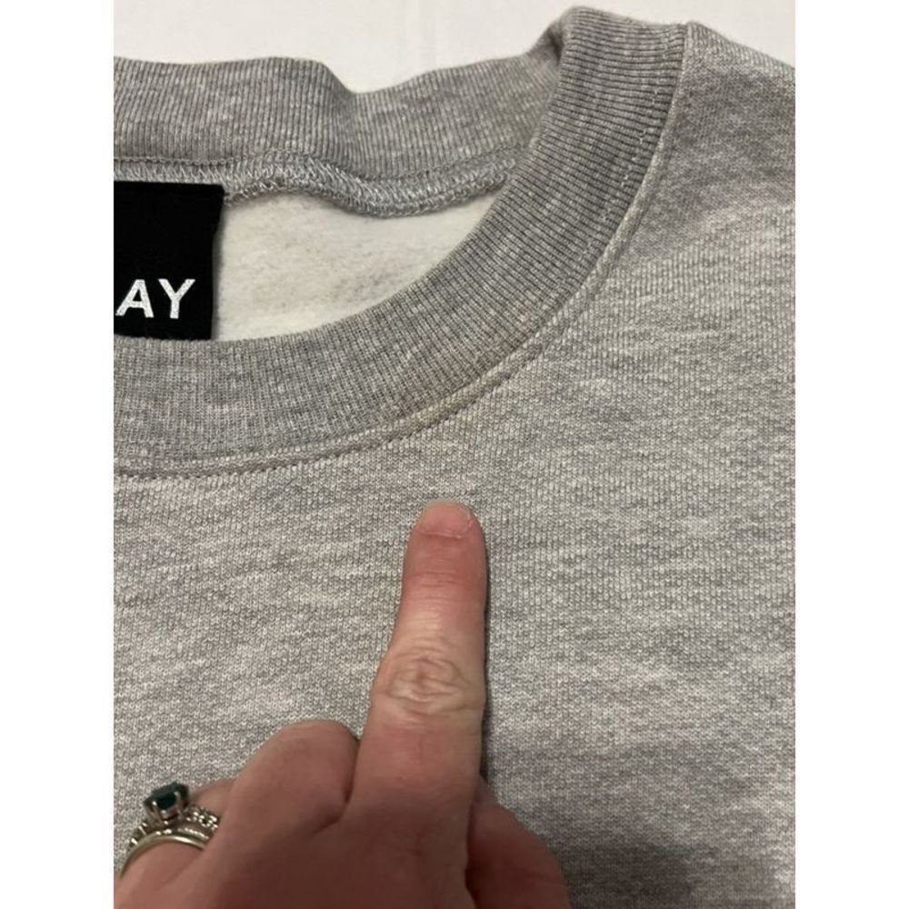DAY Grey Cropped Sweatshirt - Picture 4 of 5